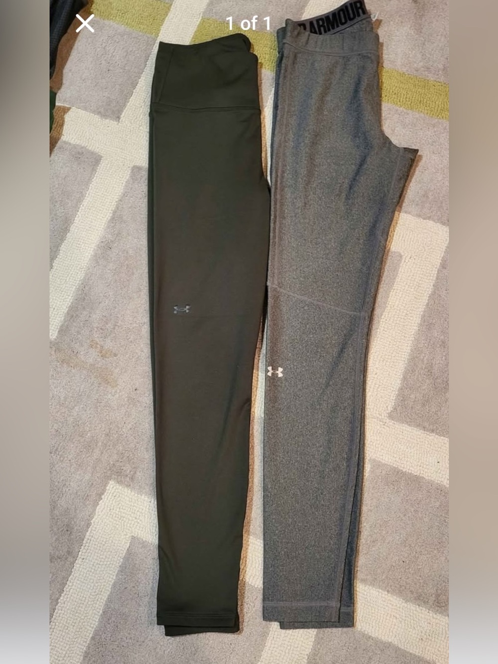 Under Armour Women's Leggings Duo - Black & Charcoal Gray